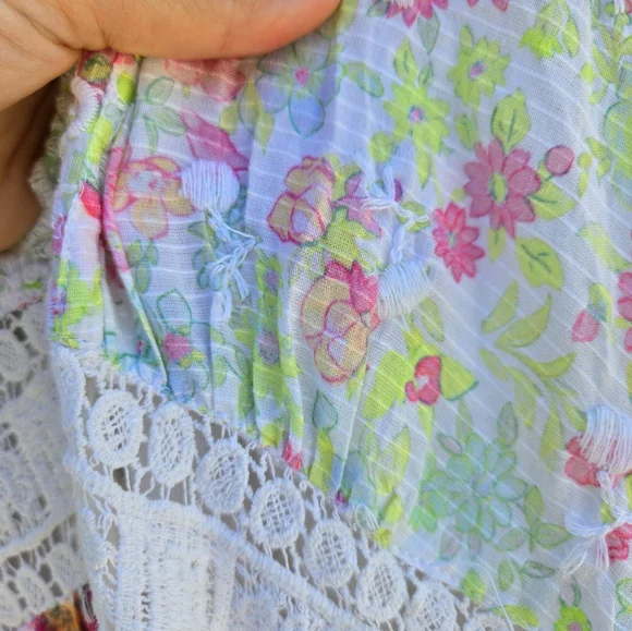 Loveshackfancy Oakley Floral Lace Cottagecore Dress - Picture 6 of 7